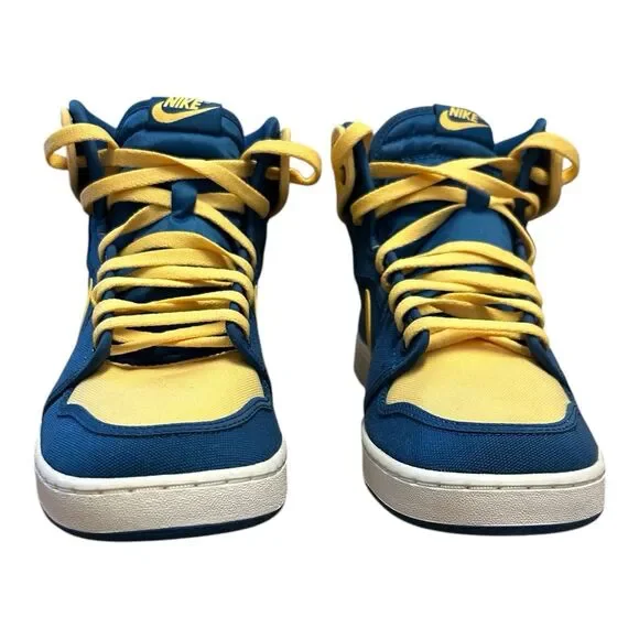 Nike Air Jordan AJKO 1 Laney High True Blue Topaz Gold DO5047-407 Size 9.5 - Picture 5 of 14